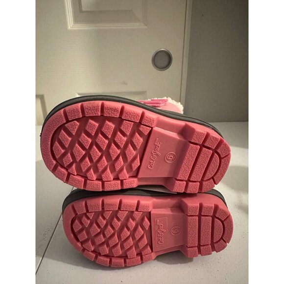 Cat & Jack Toddler Denver Waterproof Winter Boots with Faux Fur size 6 NWT - Picture 6 of 7